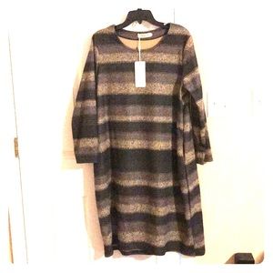 Fully lined wool dress